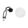 kelvo® BELLISSIMO KLV-101-0373 Κρεμαστό Φωτιστικό Οροφής για Λάμπα με Ντουί E27 AC 220-240V IP20 – Μαύρο Ματ & Λευκό – Μ20 x Π20 x Υ42cm