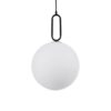 kelvo® BELLISSIMO KLV-101-0374 Κρεμαστό Φωτιστικό Οροφής για Λάμπα με Ντουί E27 AC 220-240V IP20 – Μαύρο Ματ & Λευκό – Μ30 x Π30 x Υ52cm