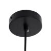 kelvo® BELLISSIMO KLV-101-0374 Κρεμαστό Φωτιστικό Οροφής για Λάμπα με Ντουί E27 AC 220-240V IP20 – Μαύρο Ματ & Λευκό – Μ30 x Π30 x Υ52cm