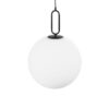 kelvo® BELLISSIMO KLV-101-0375 Κρεμαστό Φωτιστικό Οροφής για Λάμπα με Ντουί E27 AC 220-240V IP20 – Μαύρο Ματ & Λευκό – Μ40 x Π40 x Υ62cm