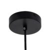 kelvo® BELLISSIMO KLV-101-0375 Κρεμαστό Φωτιστικό Οροφής για Λάμπα με Ντουί E27 AC 220-240V IP20 – Μαύρο Ματ & Λευκό – Μ40 x Π40 x Υ62cm