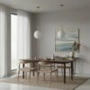 kelvo® BELLISSIMO KLV-101-0377 Κρεμαστό Φωτιστικό Οροφής για Λάμπα με Ντουί E27 AC 220-240V IP20 – Χρυσό Βούρτσας Πλατίνα & Λευκό – Μ30 x Π30 x Υ52cm