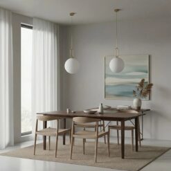 kelvo® BELLISSIMO KLV-101-0377 Κρεμαστό Φωτιστικό Οροφής για Λάμπα με Ντουί E27 AC 220-240V IP20 – Χρυσό Βούρτσας Πλατίνα & Λευκό – Μ30 x Π30 x Υ52cm