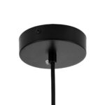 kelvo® ESTETICO KLV-101-0379 Κρεμαστό Φωτιστικό Οροφής για Λάμπα με Ντουί E27 AC 220-240V IP20 – Μαύρο Ματ & Λευκό – Μ20 x Π20 x Υ38cm