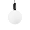 kelvo® ESTETICO KLV-101-0380 Κρεμαστό Φωτιστικό Οροφής για Λάμπα με Ντουί E27 AC 220-240V IP20 – Μαύρο Ματ & Λευκό – Μ30 x Π30 x Υ48cm