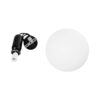 kelvo® ESTETICO KLV-101-0380 Κρεμαστό Φωτιστικό Οροφής για Λάμπα με Ντουί E27 AC 220-240V IP20 – Μαύρο Ματ & Λευκό – Μ30 x Π30 x Υ48cm