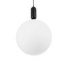 kelvo® ESTETICO KLV-101-0381 Κρεμαστό Φωτιστικό Οροφής για Λάμπα με Ντουί E27 AC 220-240V IP20 – Μαύρο Ματ & Λευκό – Μ40 x Π40 x Υ58cm
