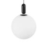 kelvo® ESTETICO KLV-101-0381 Κρεμαστό Φωτιστικό Οροφής για Λάμπα με Ντουί E27 AC 220-240V IP20 – Μαύρο Ματ & Λευκό – Μ40 x Π40 x Υ58cm