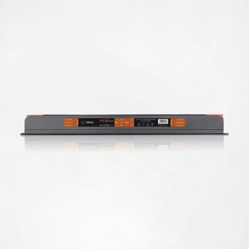 kelvo® PULSE KLV-107-0004 Ultra Slim Τροφοδοτικό/Μετασχηματιστής Class I PELV 120W 5A AC 220-240V σε DC 24V IP20 – Γκρι Ανθρακί Ματ – Μ25 x Π2.6 x Υ2.4cm – 5 Χρόνια Εγγύηση