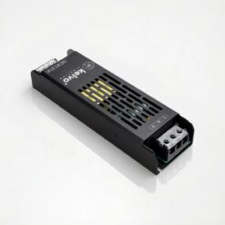 kelvo® ILUMA KLV-107-0007 Slim Τροφοδοτικό/Μετασχηματιστής Class I PELV 100W 8.3A AC 220-240V σε DC 12V IP20 – Γκρι Ανθρακί Ματ – Μ16 x Π4.8 x Υ2.8cm – 5 Χρόνια Εγγύηση