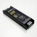 kelvo® ILUMA KLV-107-0009 Slim Τροφοδοτικό/Μετασχηματιστής Class I PELV 200W 16.5A AC 220-240V σε DC 12V IP20 – Γκρι Ανθρακί Ματ – Μ18.5 x Π5.9 x Υ2.8cm – 5 Χρόνια Εγγύηση