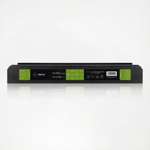 kelvo® ILUMA KLV-107-0009 Slim Τροφοδοτικό/Μετασχηματιστής Class I PELV 200W 16.5A AC 220-240V σε DC 12V IP20 – Γκρι Ανθρακί Ματ – Μ18.5 x Π5.9 x Υ2.8cm – 5 Χρόνια Εγγύηση