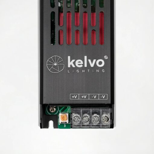 kelvo® ILUMA KLV-107-0012 Slim Τροφοδοτικό/Μετασχηματιστής Class I PELV 60W 2.5A AC 220-240V σε DC 24V IP20 – Γκρι Ανθρακί Ματ – Μ13.3 x Π4.8 x Υ2.8cm – 5 Χρόνια Εγγύηση