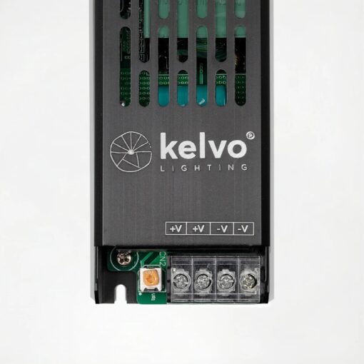 kelvo® ILUMA KLV-107-0014 Slim Τροφοδοτικό/Μετασχηματιστής Class I PELV 150W 6.25A AC 220-240V σε DC 24V IP20 – Γκρι Ανθρακί Ματ – Μ18.1 x Π4.8 x Υ2.8cm – 5 Χρόνια Εγγύηση