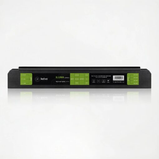 kelvo® ILUMA KLV-107-0015 Slim Τροφοδοτικό/Μετασχηματιστής Class I PELV 200W 8.3A AC 220-240V σε DC 24V IP20 – Γκρι Ανθρακί Ματ – Μ18.5 x Π5.9 x Υ2.8cm – 5 Χρόνια Εγγύηση