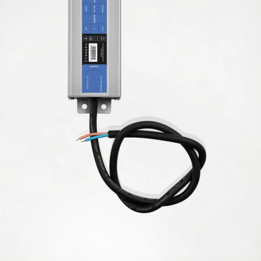 kelvo® SELAS KLV-107-0022 Τροφοδοτικό/Μετασχηματιστής Class I PELV 60W 5A AC 220-240V σε DC 12V Αδιάβροχο IP67 – Γκρι Ανθρακί Ματ – Μ15.8 x Π4.3 x Υ2.3cm – 5 Χρόνια Εγγύηση