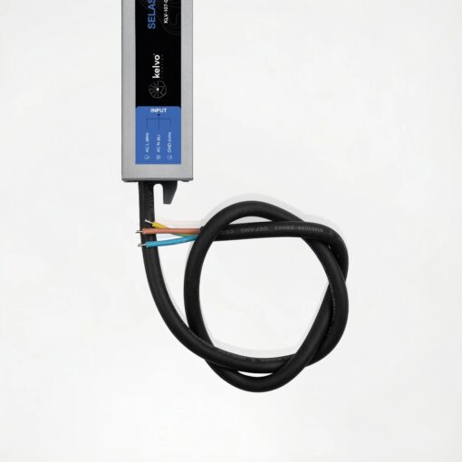 kelvo® SELAS KLV-107-0030 Τροφοδοτικό/Μετασχηματιστής Class II SELV 36W 1.5A AC 220-240V σε DC 24V Αδιάβροχο IP67 – Γκρι Ανθρακί Ματ – Μ22 x Π3 x Υ2cm – 5 Χρόνια Εγγύηση