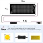 GLOBOSTAR® MATRIX GLB-106-0001 Εύκαμπτη Κυλιόμενη Ψηφιακή Επιγραφή 17.3x7cm P4 32×16 Pixel LED 10W DC 5V 2A με USB 2.0 Αδιάβροχο IP65 Πολύχρωμο RGB – Bluetooth Control μέσω iPIXEL APP – Μ17.3 x Π0.2 x Υ7cm – 2 Χρόνια Εγγύηση