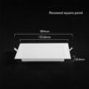 CCT LED Panel V-TAC Cree Chip 12W 1320lm 3in1 Τετράγωνο Χωνευτό 15x15cm 6yrs Wty 104836VT