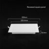 CCT LED Panel V-TAC Cree Chip 18W 1980lm 3in1 Τετράγωνο Χωνευτό 22x22cm 6yrs Wty 104866VT