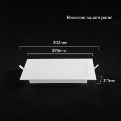 CCT LED Panel V-TAC Cree Chip 24W 2640lm 3in1 Τετράγωνο Χωνευτό 30x30cm 6yrs Wty 104896VT