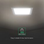 CCT LED Panel V-TAC Cree Chip 24W 2640lm 3in1 Τετράγωνο Χωνευτό 30x30cm 6yrs Wty 104896VT
