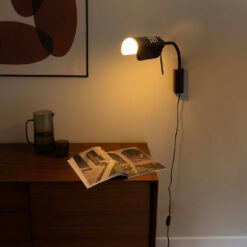MARTINICA WALL LIGHT ARM S BLACK SCREEN 1xE27 Faro Barcelona 1-FR20042-133