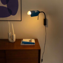 MARTINICA WALL LIGHT ARM S BLUE SCREEN 1xE27 Faro Barcelona 1-FR20042-134