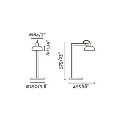 TATAWIN DESK LAMP SHADE METAL WHITE 1xE27 Faro Barcelona 1-FR20337-140