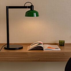 TATAWIN DESK LAMP SHADE METAL GREEN 1xE27 Faro Barcelona 1-FR20337-144