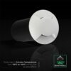 1W LED Χωνευτό Φωτιστικό Δαπέδου 6400K Λευκό IP67 V-TAC 211471VT