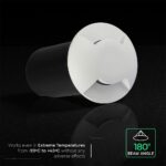 1W LED Χωνευτό Φωτιστικό Δαπέδου 6400K Λευκό IP67 V-TAC 211471VT
