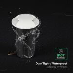 1W LED Χωνευτό Φωτιστικό Δαπέδου 6400K Λευκό IP67 V-TAC 211471VT
