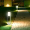 10W LED Φωτιστικό Κολωνάκι 80cm V-TAC Samsung Chip Λευκό Σώμα IP65 4000K 2120117VT