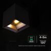 Ηλιακό LED Φωτιστικό Τοίχου 9W 800 lm 3in1 PIR Sensor IP65 – Μαύρο V-TAC 23770‑1