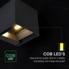 Ηλιακό LED Φωτιστικό Τοίχου 9W 800 lm 3in1 PIR Sensor IP65 – Μαύρο V-TAC 23770‑1