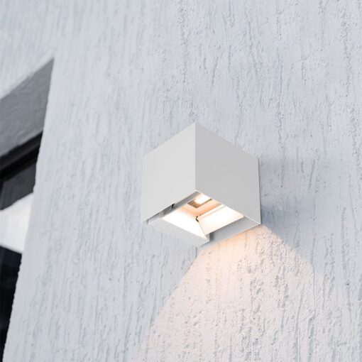 Ηλιακό LED Φωτιστικό Τοίχου 9W 800 lm 3in1 PIR Sensor IP65 – Λευκό V-TAC 24063‑1