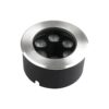 V‑TAC LED Χωνευτό Φωτιστικό 6W 387lm 3000K IP67 Στρογγυλό Silver – 24219