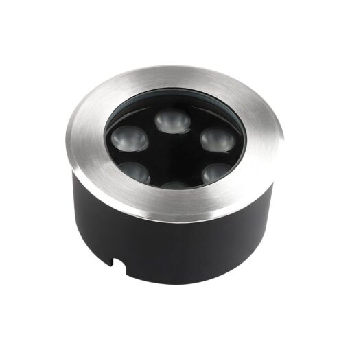 24219-p1 V‑TAC LED Χωνευτό Φωτιστικό 6W 387lm 3000K IP67 Στρογγυλό Silver – 24219