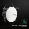 V‑TAC LED Φωτιστικό Σκαλοπατιών 3W 230lm 3000K IP65 Στρογγυλό Λευκό – 24230