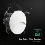 V‑TAC LED Φωτιστικό Σκαλοπατιών 3W 230lm 3000K IP65 Στρογγυλό Λευκό – 24230