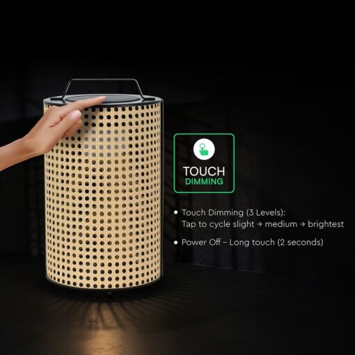 V‑TAC Ηλιακό Φωτιστικό Φαναράκι Κήπου 1.2W 150lm 2800K Dimmable IP65 – 24287