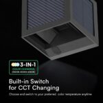 V‑TAC Ηλιακό Φωτιστικό Τοίχου 9W 900lm 3in1 με Ανιχνευτή Κίνησης IP65 – 24293VT