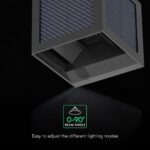 V‑TAC Ηλιακό Φωτιστικό Τοίχου 9W 900lm 3in1 με Ανιχνευτή Κίνησης IP65 – 24293VT