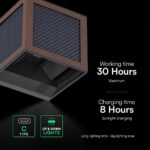 V‑TAC Ηλιακό Φωτιστικό Τοίχου 9W 900lm 3in1 με Ανιχνευτή Κίνησης IP65 Καφέ – 24294