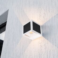V-TAC 24295 Ηλιακό LED Φωτιστικό Τοίχου 9W 900 lm 3in1 PIR Sensor IP65 – Λευκό
