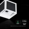 V-TAC 24295 Ηλιακό LED Φωτιστικό Τοίχου 9W 900 lm 3in1 PIR Sensor IP65 – Λευκό