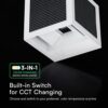 V-TAC 24295 Ηλιακό LED Φωτιστικό Τοίχου 9W 900 lm 3in1 PIR Sensor IP65 – Λευκό