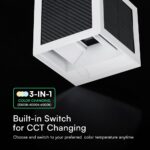V-TAC 24295 Ηλιακό LED Φωτιστικό Τοίχου 9W 900 lm 3in1 PIR Sensor IP65 – Λευκό