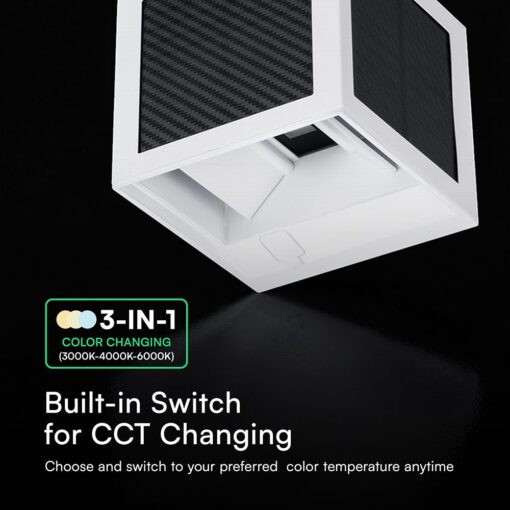 V-TAC 24295 Ηλιακό LED Φωτιστικό Τοίχου 9W 900 lm 3in1 PIR Sensor IP65 – Λευκό